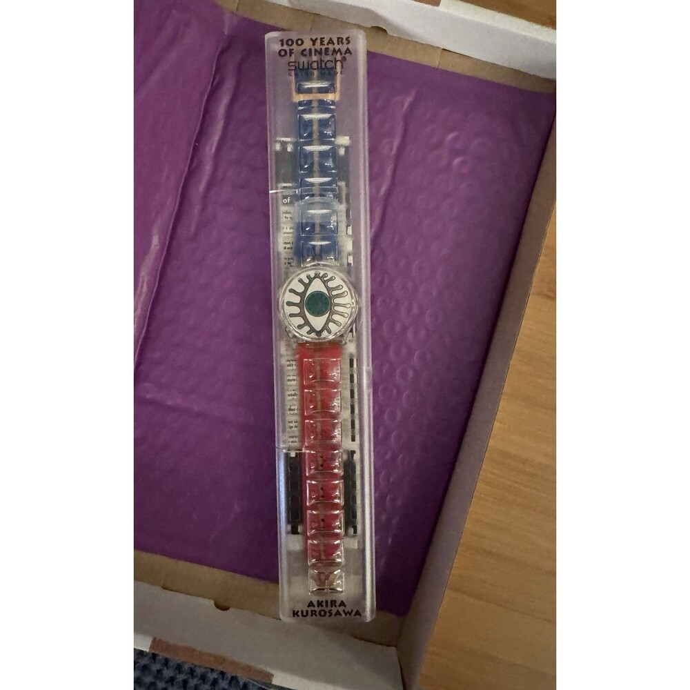 New Swatch Artists Eiga-shi GZ141 Akira Kurosawa 100 Years Of Cinema Watch 1995